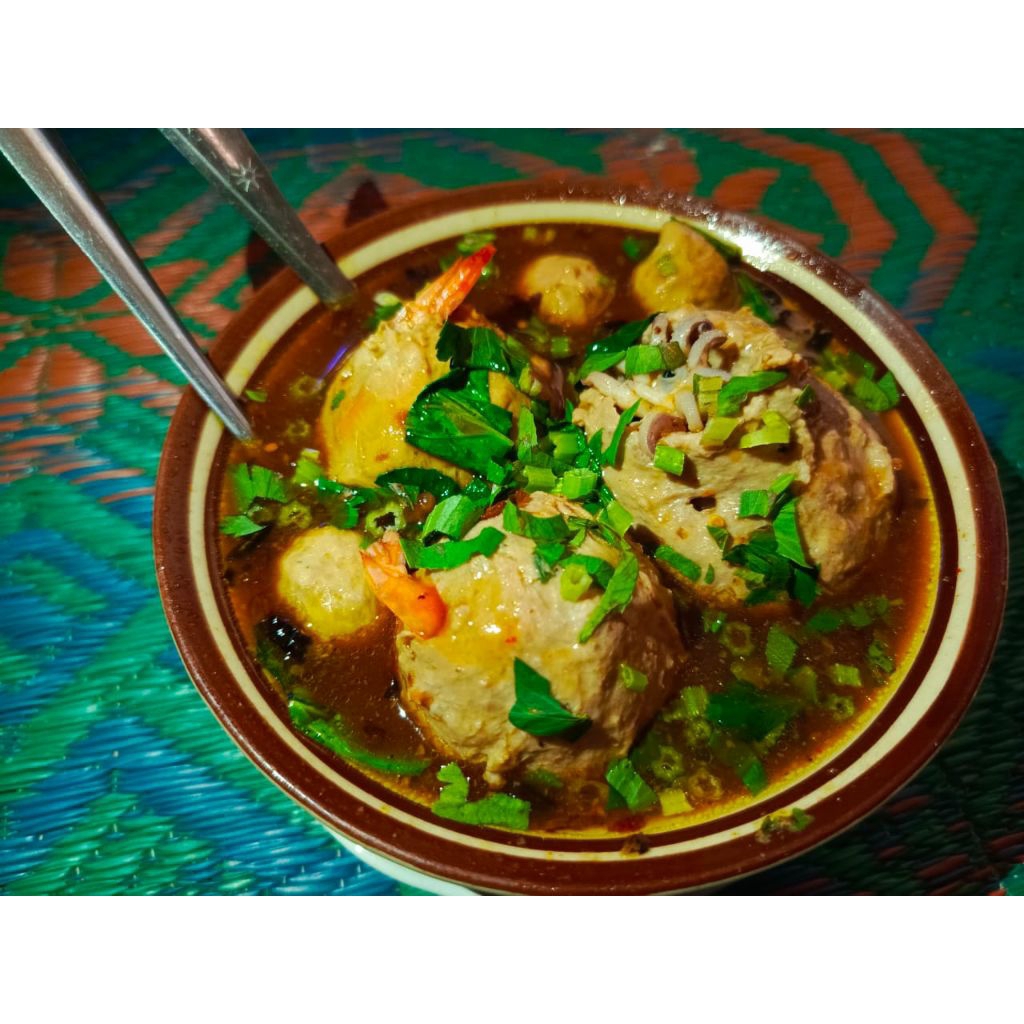 

Bakso Seafood (isi Udang dan Cumi)