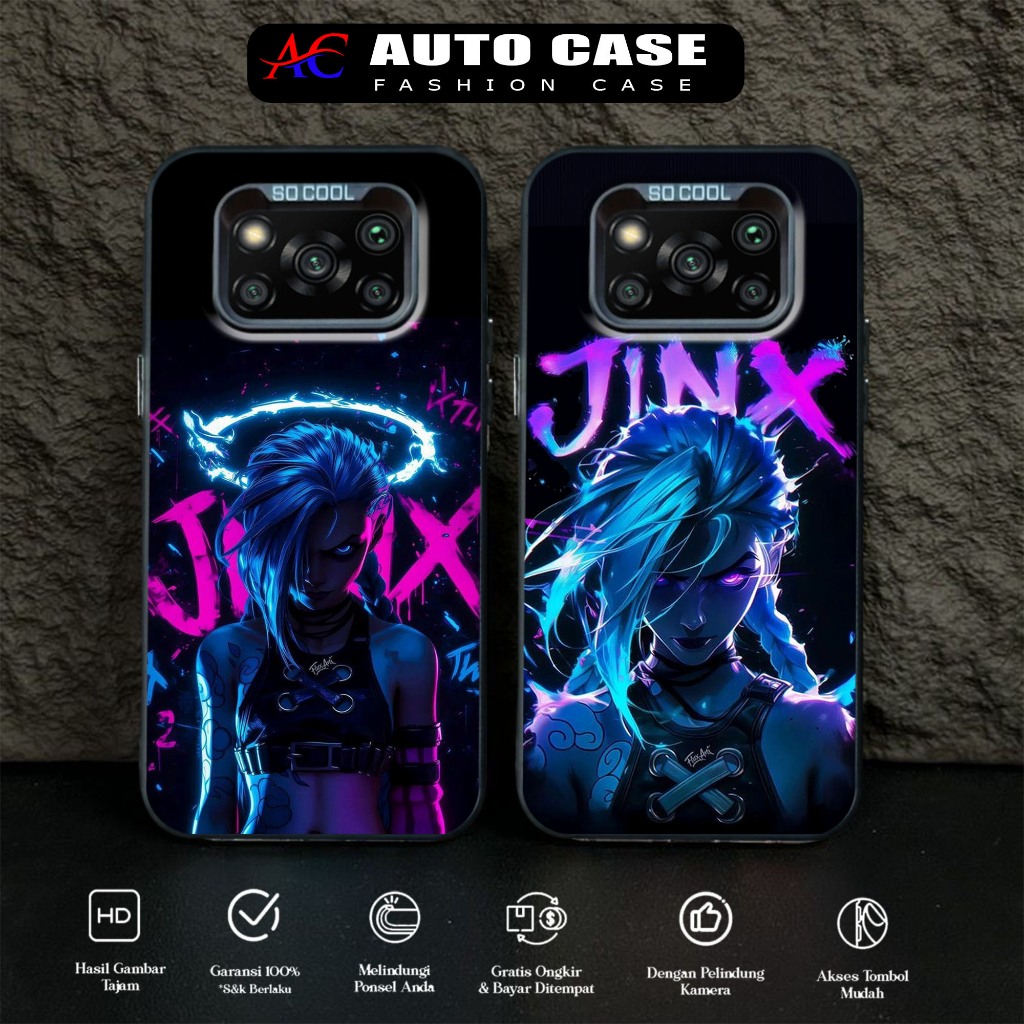 Premium Matte POCO X3 X3 NFC X3 PRO Motif JNX Hard Casing Hp Auto Case Case Socool IMD Softcase Hp