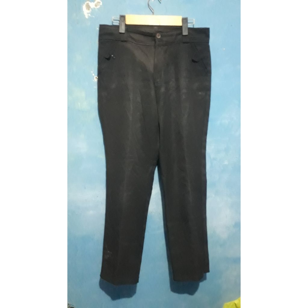 Celana Panjang Hitam Kain Cewek Bekas Preloved