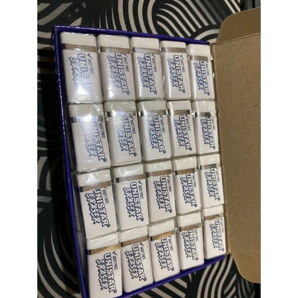 

Penghapus pensil unistar eraser stip unistar / setep / ersaser dustfree