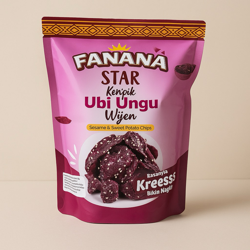

Keripik Ubi Ungu Fanana Star