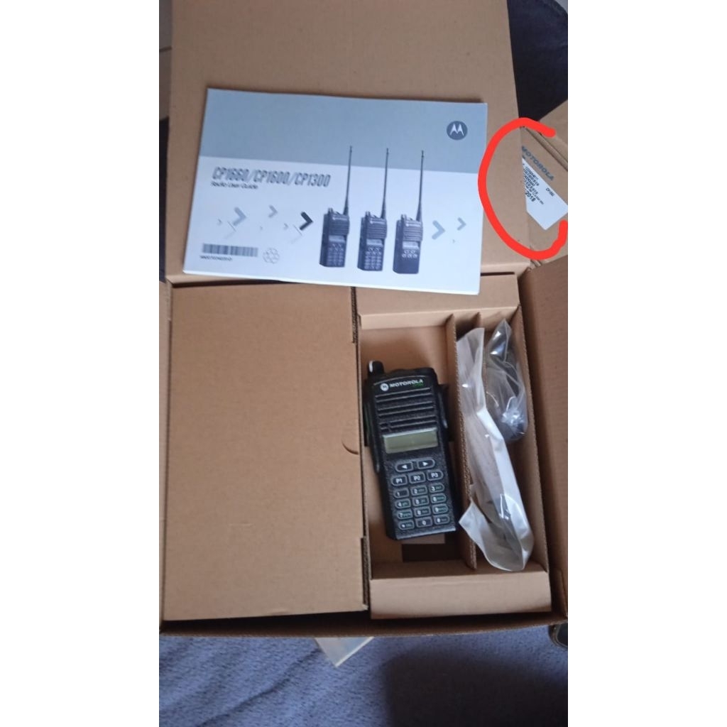 RADIO HT MOTOROLA CP 1660 VHF/ CP 1660 UHF /CP 1660 350MHZ