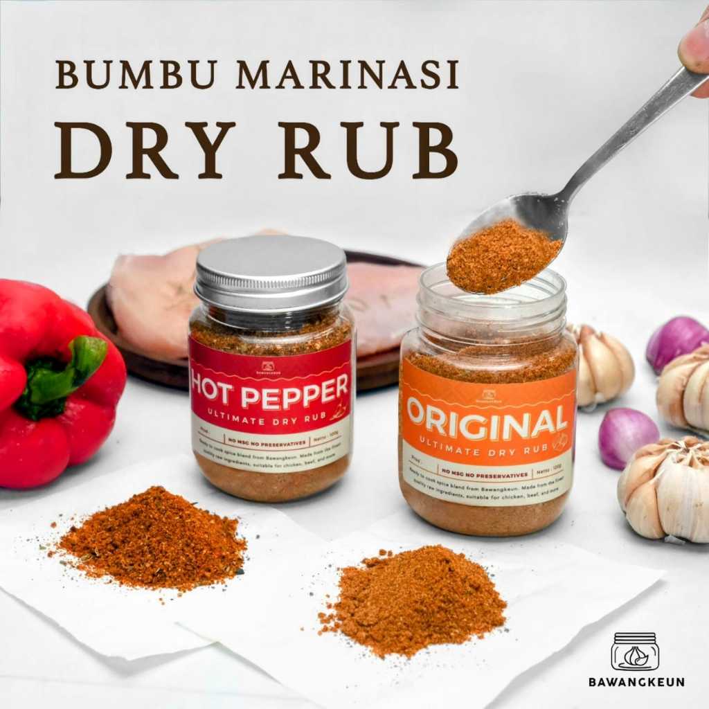 

Dry Rub Bumbu Marinasi Ayam BAWANGKEUN BUMBU Diet Sehat Rendah Kalori Non Msg