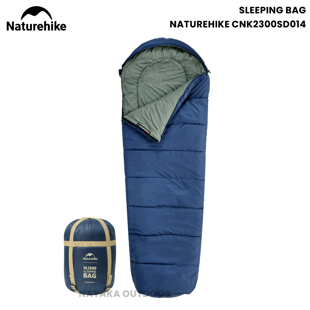 Sleeping Bag Camping Naturehike CNK2300SD014 Kantong Tidur Tebal Hiking Gunung Outdoor Hangat Kemah