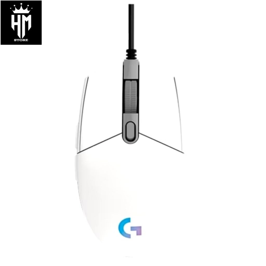 Mouse gaming macro set script Logitech G102 - white