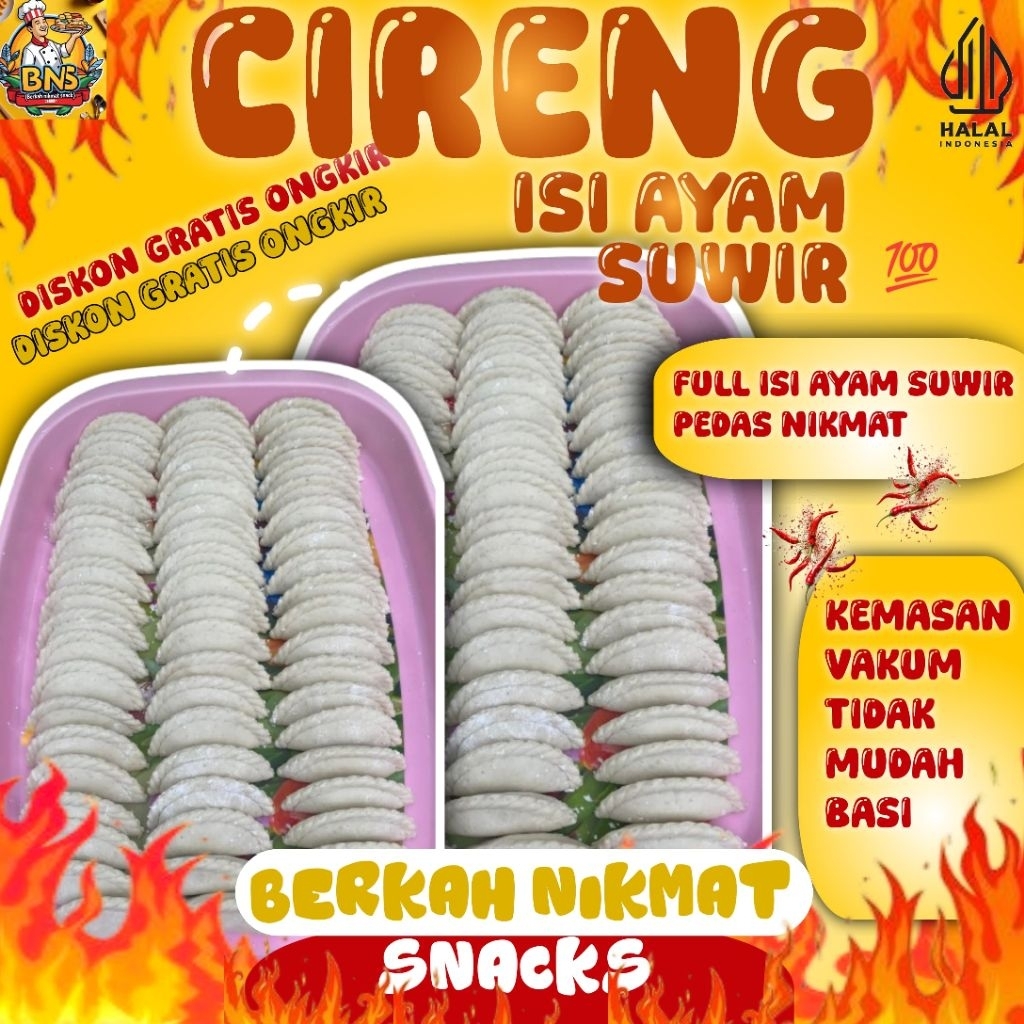 

CIRENG ISI AYAM SUWIR 20PCS TERMURAH