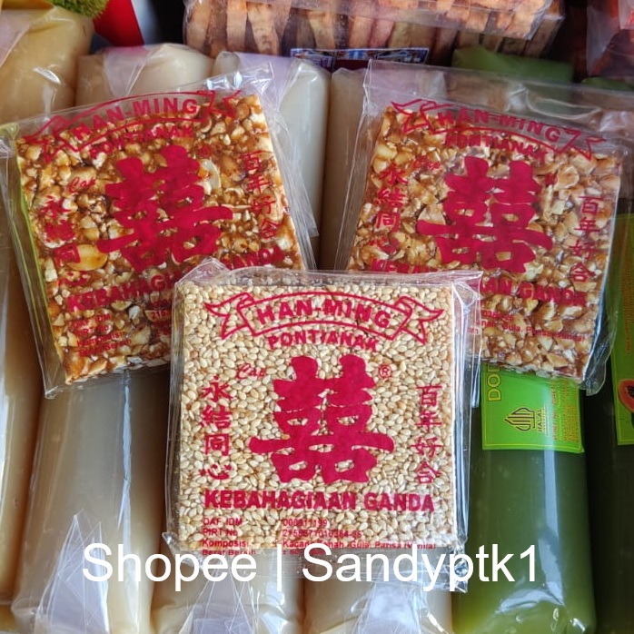 

Ting Ting Kacang Nikah Sang Jit Sang Hi Shuang Xi Hi Wijen Teng Teng Gula Jun Theng Nyon Thong khas Pontianak Han Ming