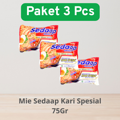 

Mie Sedaap Kari Special Paket 3 Pcs