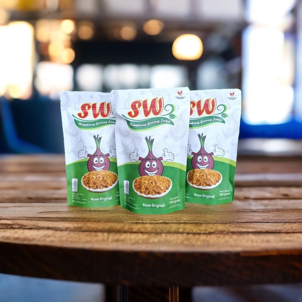 

Bawang goreng premium tanpa tepung SW Brambang Goreng Jawa 100gram