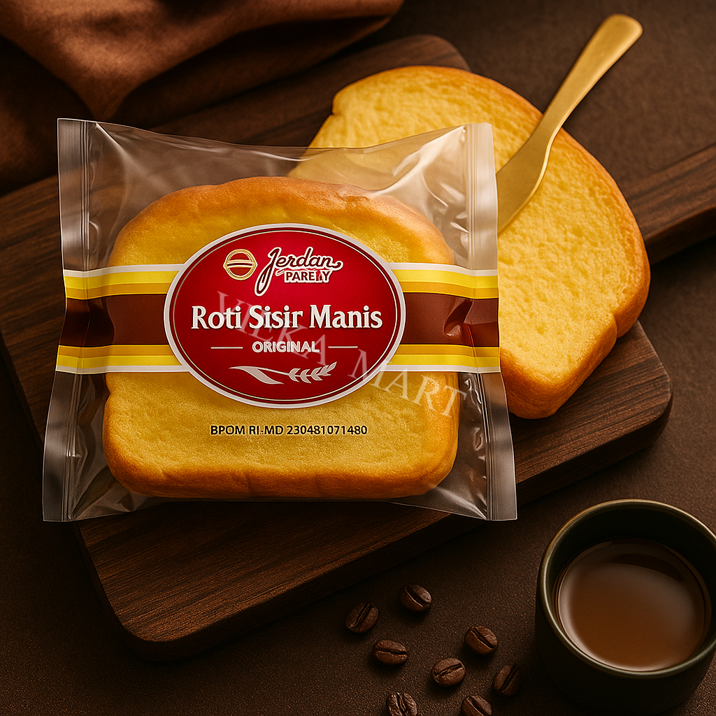 

Jordan Roti sisir mentega 1 pack isi 5 Roti sisir jadul mentega