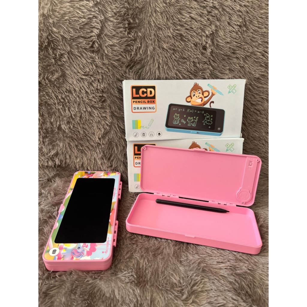 

Kotak Pensil Case Besar Lcd Writing Drawing Box Case Ukuran Besar Pencil Drawing Pad Edukasi 2in1