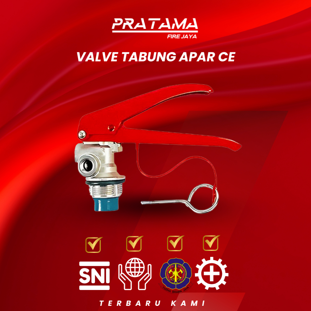 VALVE TABUNG APAR CARBON DIOXIDE (CO2) CE PRATAMA FIRE JAYA