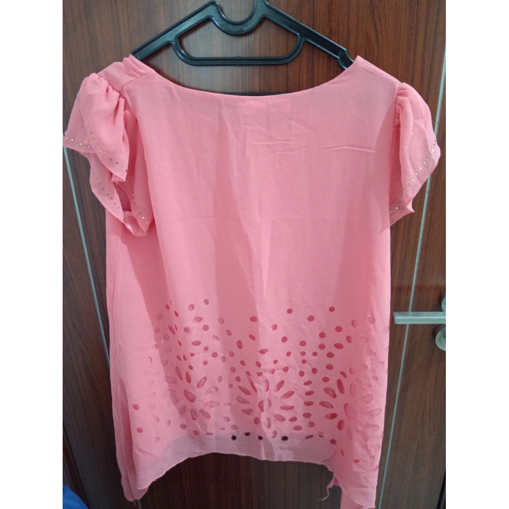 Blouse Pink Korea (harga NETT)