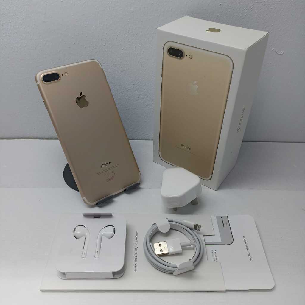 TERMURAH EX IBOX IPHONE 7 PLUS 128GB GOLD SIAP PAKAI RESMI