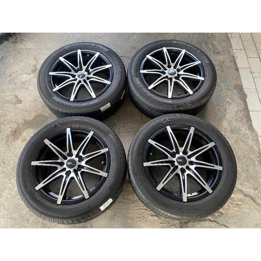 Velg MOBIL Second HSR KCCX R16 Lubang 5x114 + ban 205 55 r16 Cocok ERTIGA INNOVA WULING DLL