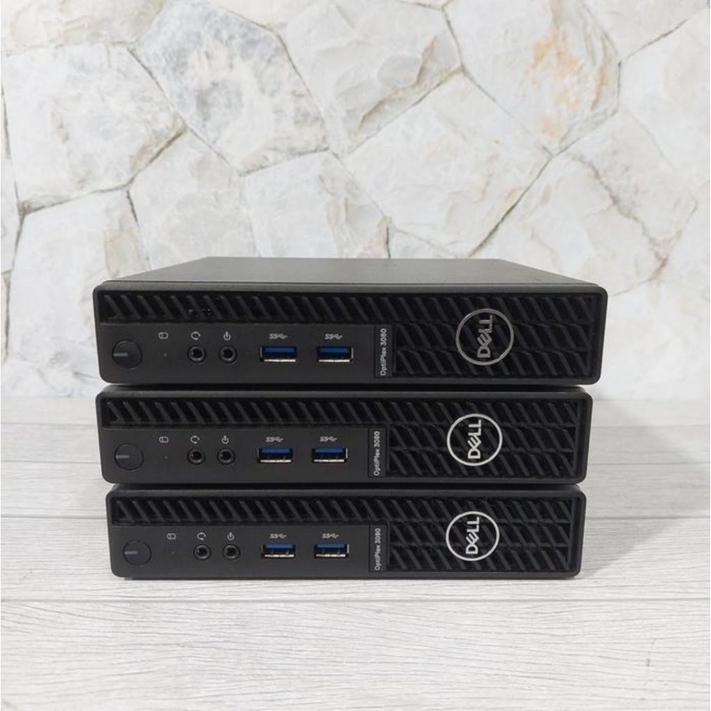 Mini Pc Dell Optiplex 3080 i3 Gen10 Ram 16Gb Ssd Nvme 256Gb Lancar Siap Pakai