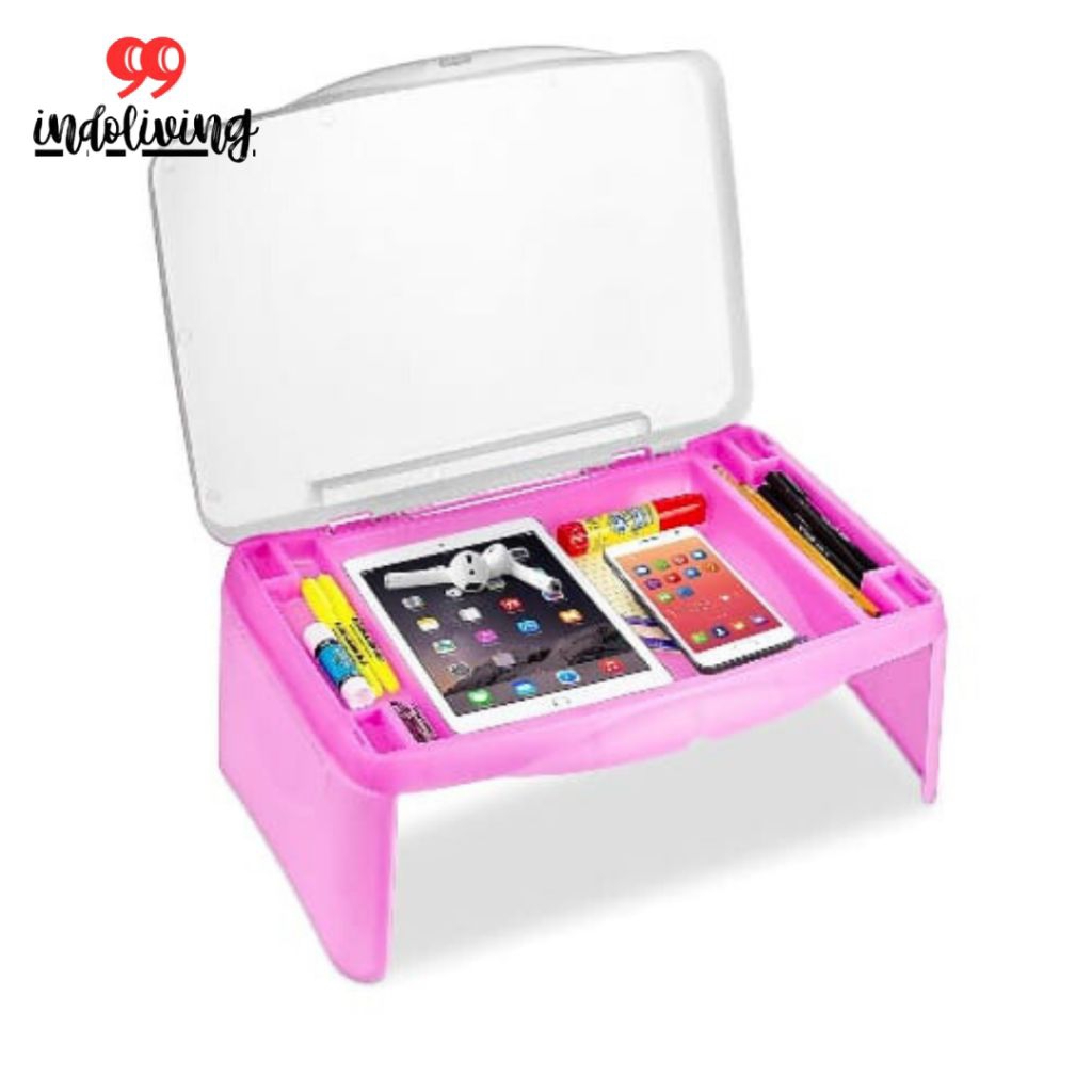 Terangbenderang_ Meja Belajar Anak Lipat Plastik Portable Karakter