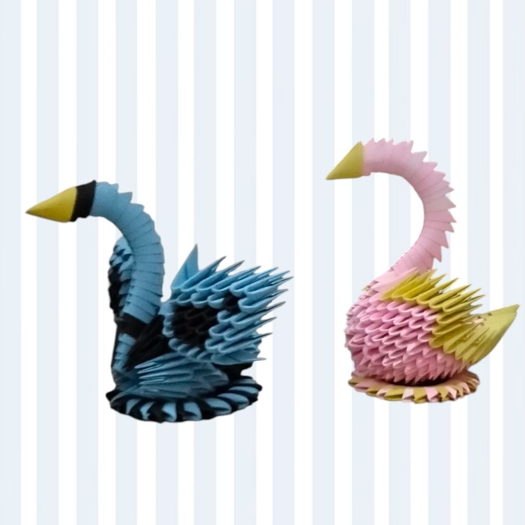 

ORIGAMI 3D ANGSA WARNA