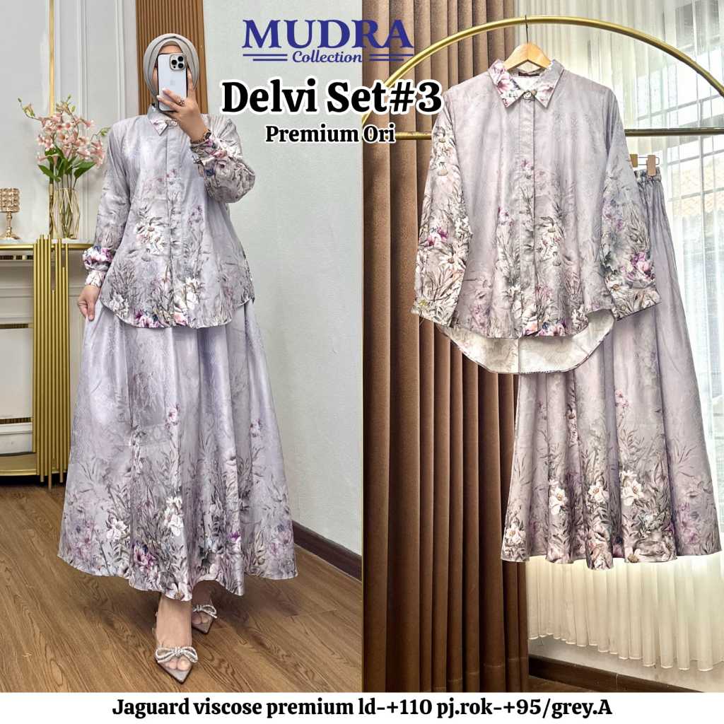 Gamis Mudra Collection / Gamis Terbaru / Gamis Wanita / Gamis Premium / April / Alita / Nania / Delv