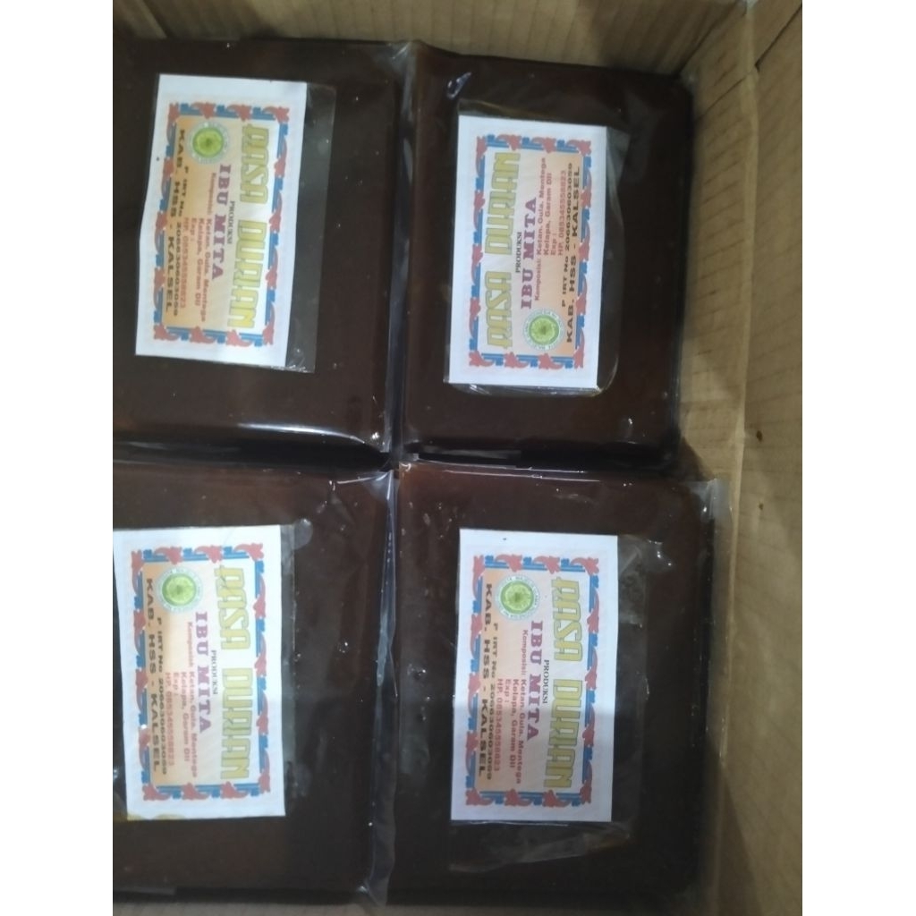 

Dodol Kandangan Bungkus Lembar Besar Ibu Mita