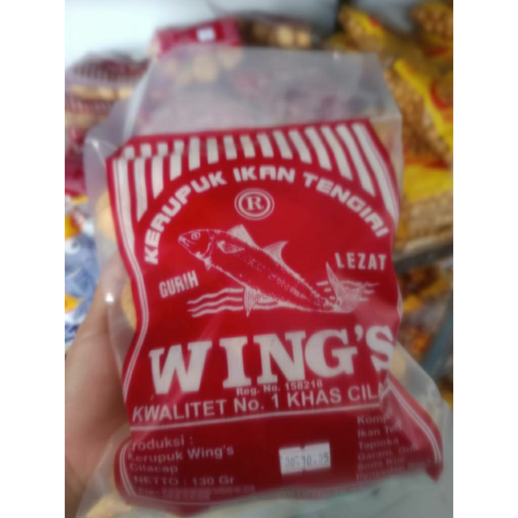 

Wings Kerupuk Ikan Tengiri 130gr Khas Cilacap