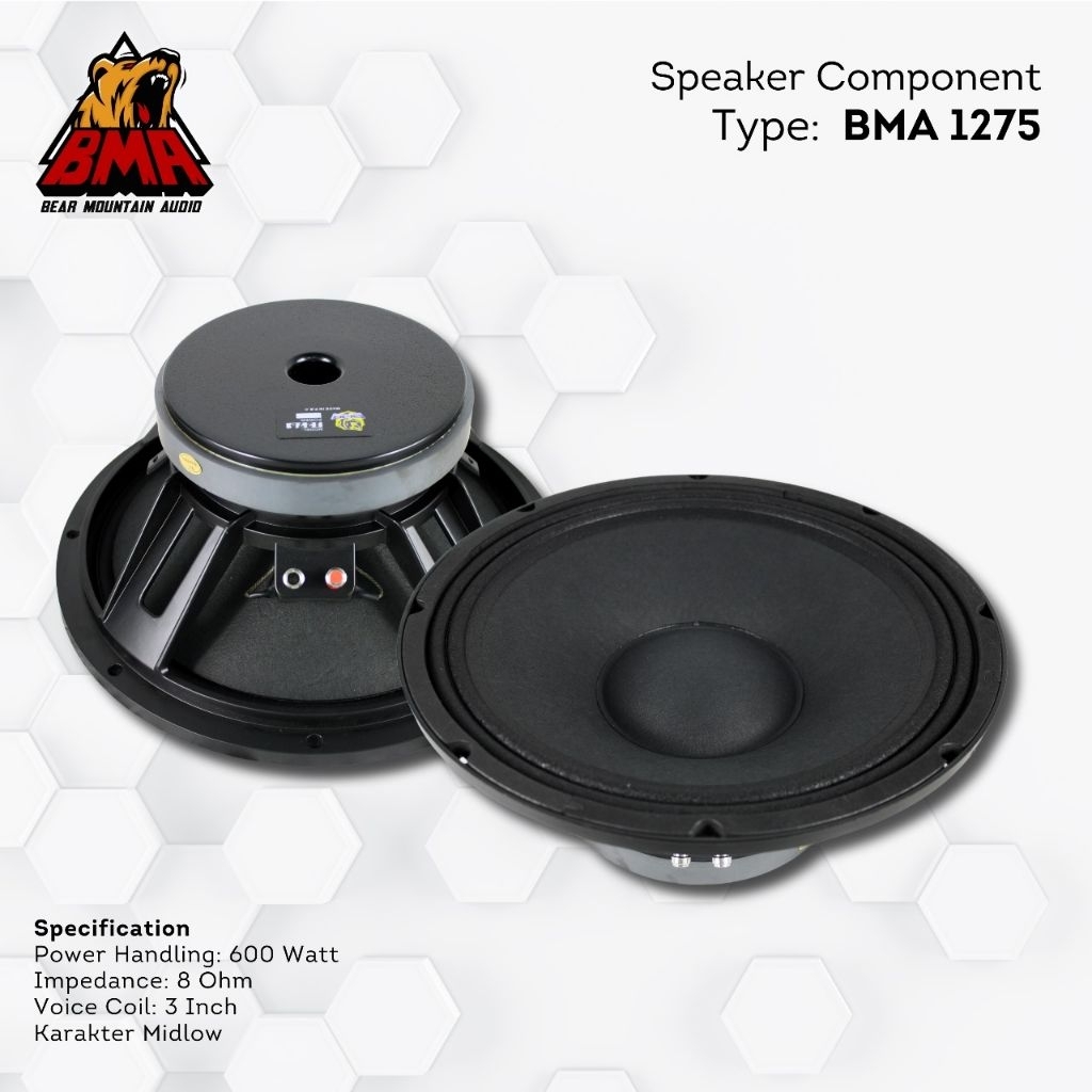 Speaker BMA 1275 / Speaker 12in / Speaker BMA Original