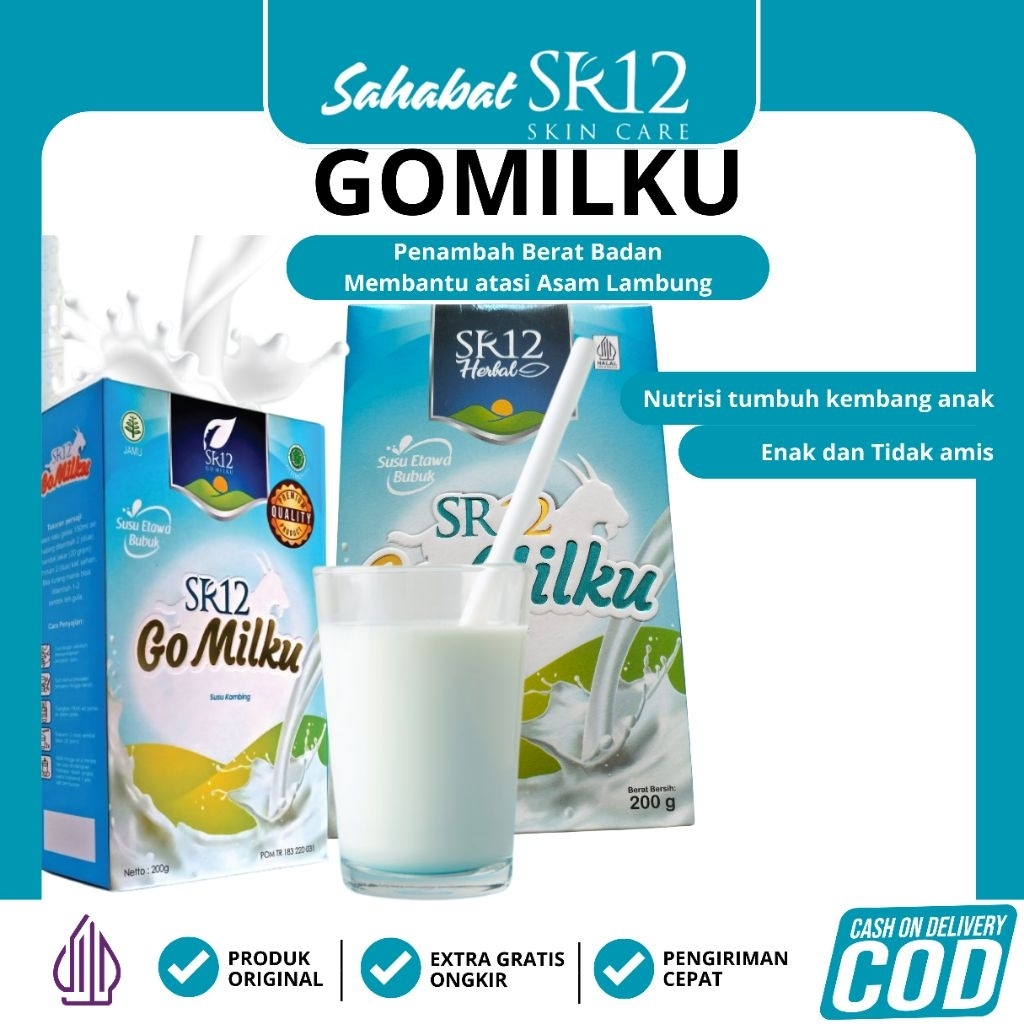 

SR12 Gomilku Susu Kambing Etawa Penambah Nafsu Makan dan menyehatkan Badan