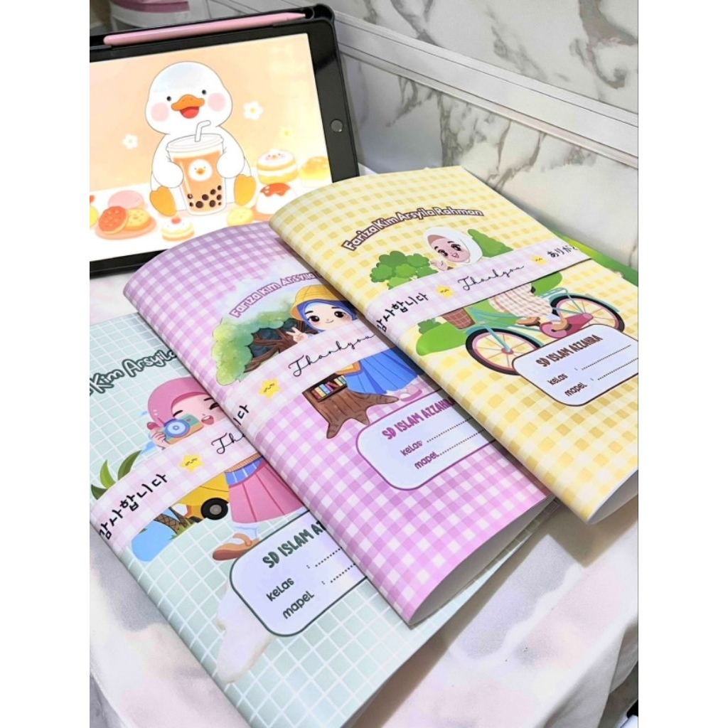 

Sampul Buku Custom Nama dan Gambar