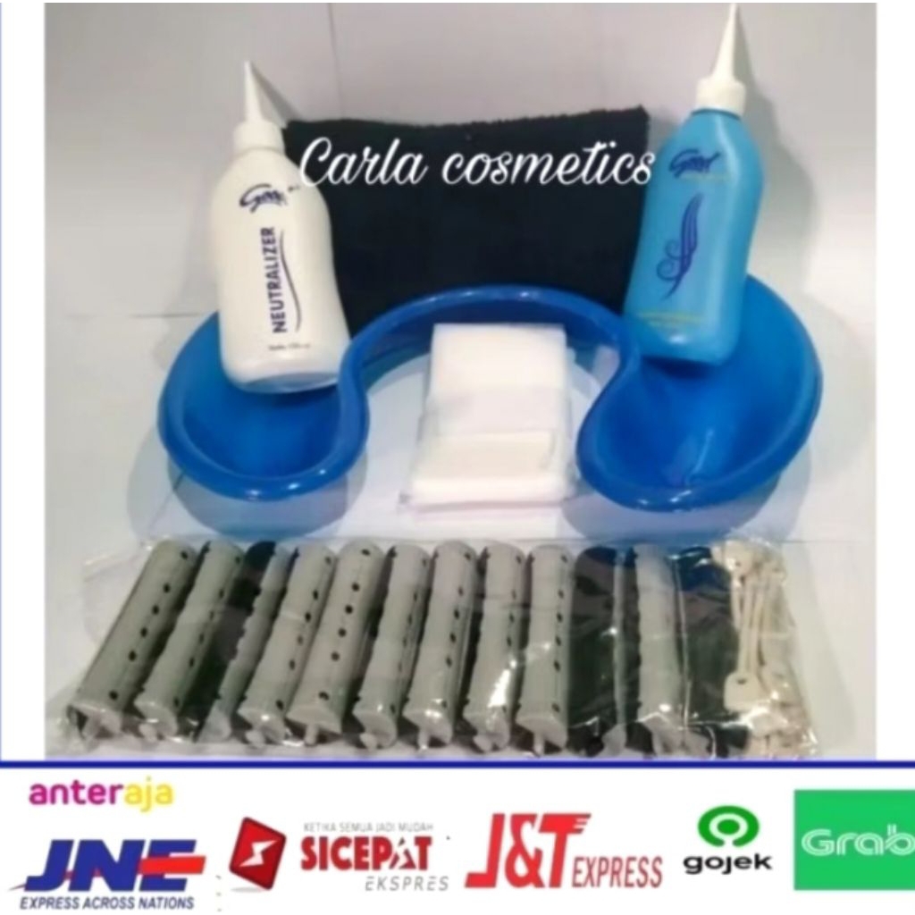 Paket lengkap alat keriting rambut obat keriting rambut good, rotto keriting rambut