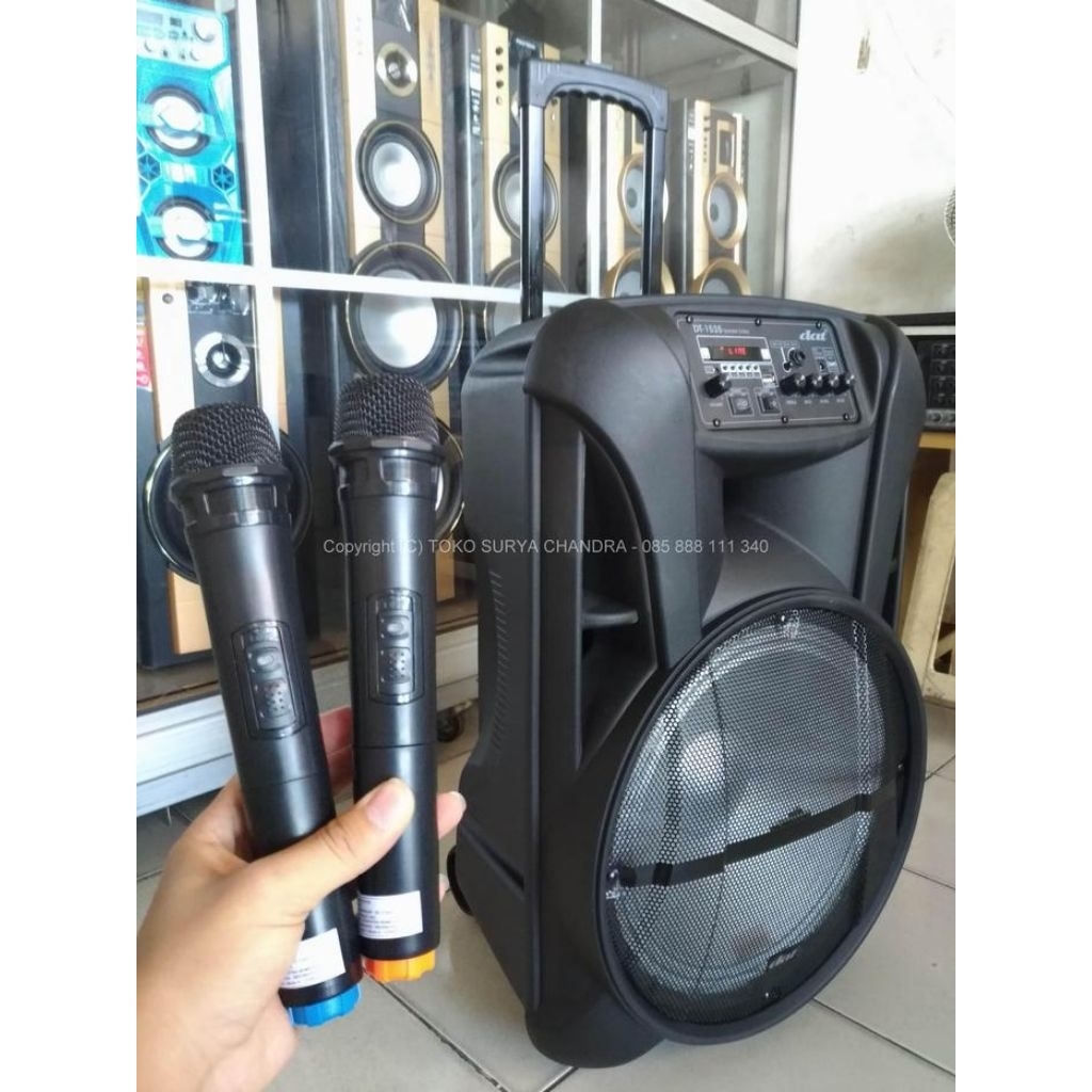 SPEKER dat 15 INCH BLUTOTH MIC WERELES 2