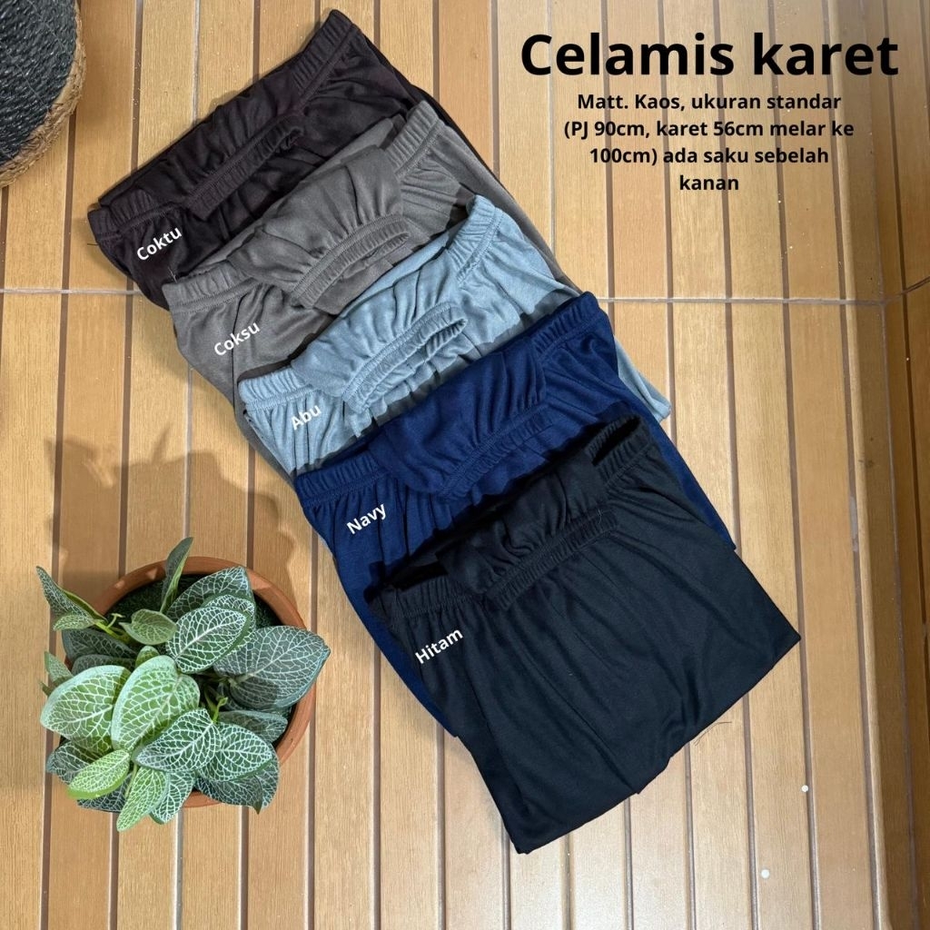 MURAH CELAMIS JOGER/LEGGING POLOS/DALEMAN GAMIS BAHAN KAOS PE TEBAL BUKAN YANG TIPIS
