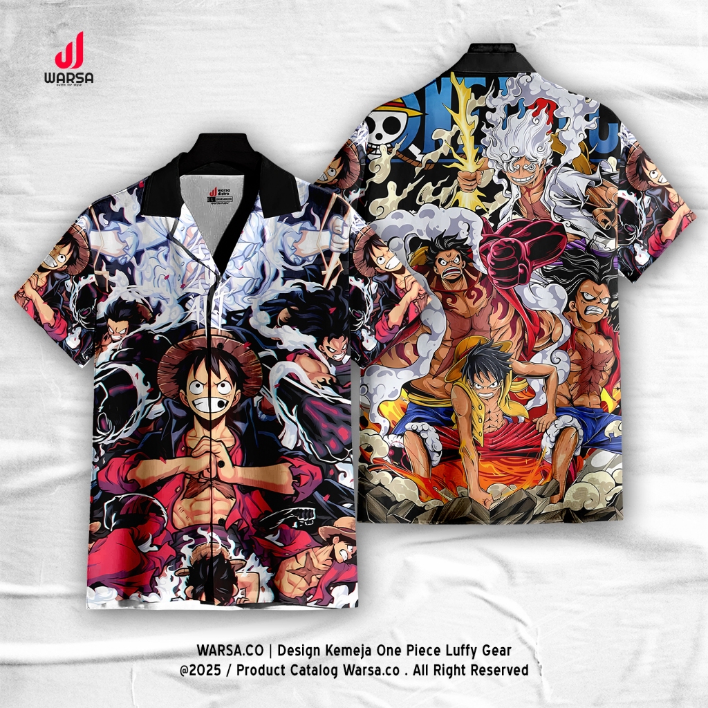 Kemeja One Piece - Luffy Gear