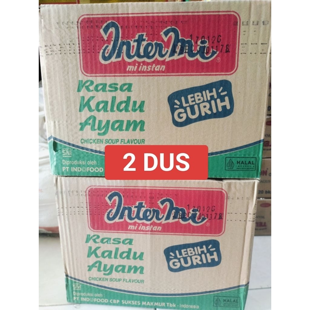 

Bundle 2 Dus Intermi kuah rasa Kaldu ayam 1 dus isi 40 bks @60gr=80bks
