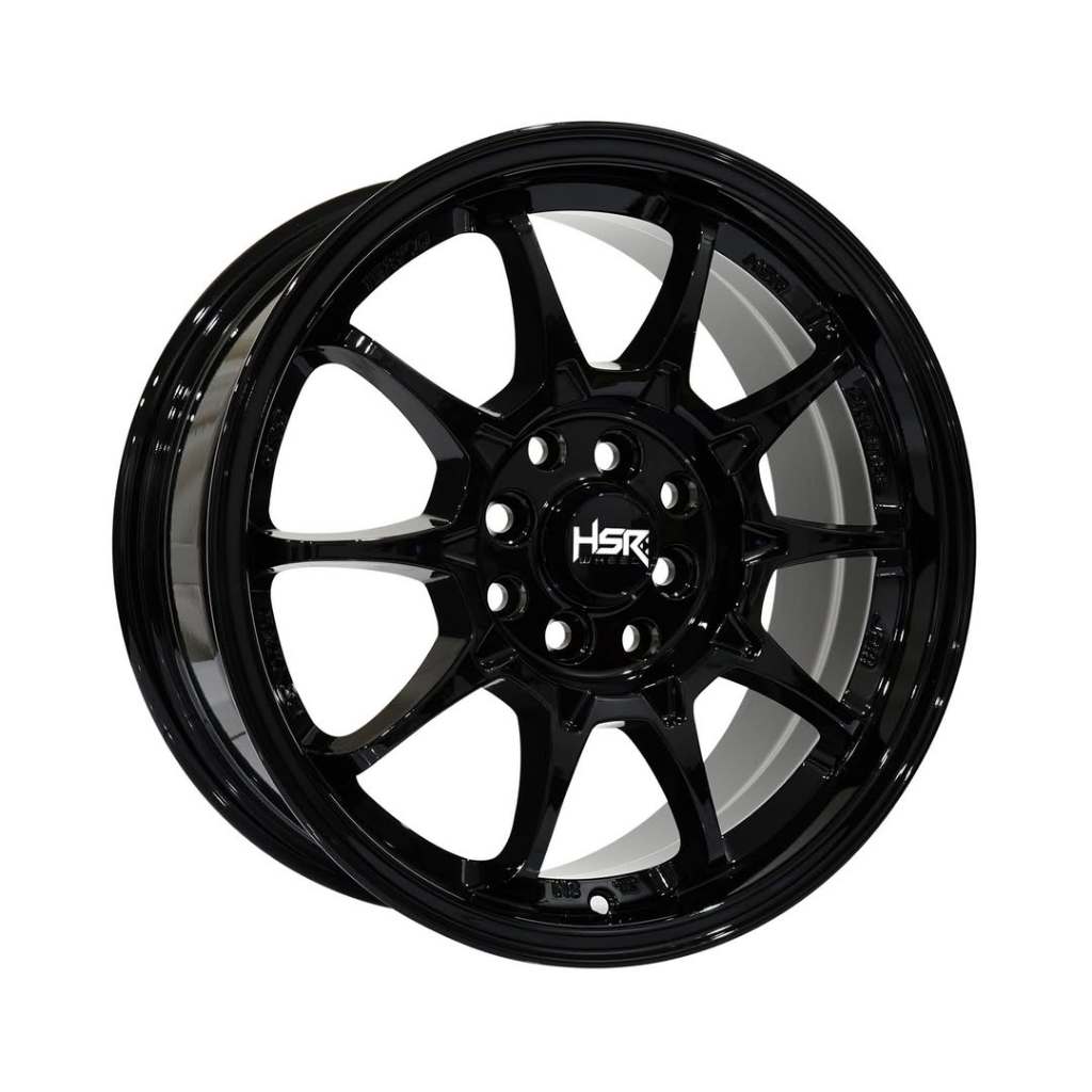 Hsr Wheel Boroko Srd Velg Mobil Ce28 Ring 16 Lebar 7 Lobang Baut 4 Glossy Black
