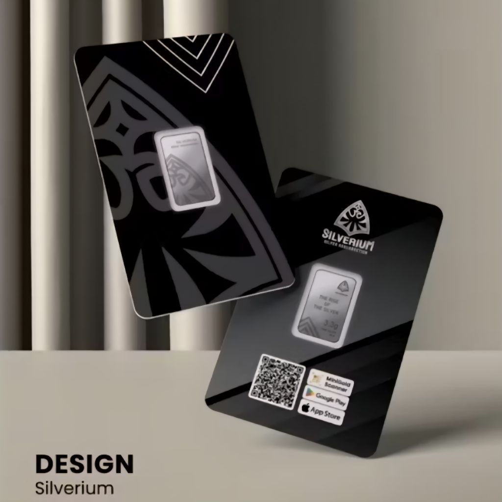 Silverium Fine Silver Bar Perak Batangan Murni Logam Mulia Perak Asli Original