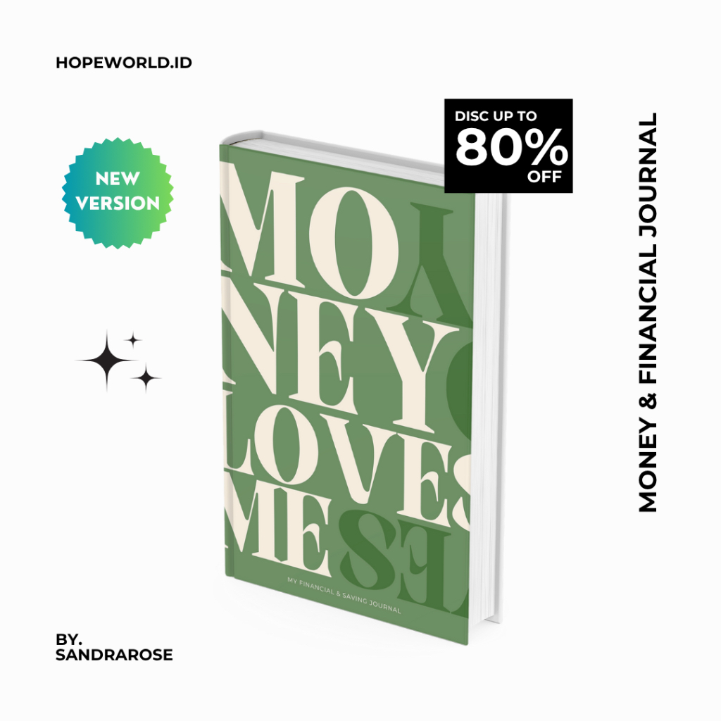 

Saving & Financial Journal - Money Loves Me, Saving Journal, Buku Menabung, Tabungan, Buku Tabungan, Jurnal Keuangan
