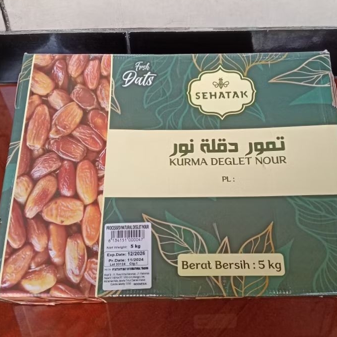 

Kurma Tunisia tunis Madu tunisia dates dan Al ger terbaru isi 5Kg deglets Premium exp januari 2026