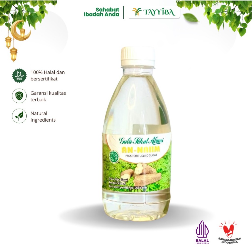 

Gula An Naiim 500g High Premium Quality – Gula Sehat Alami Liquid/Cair Sugar Singkong 520 Gr