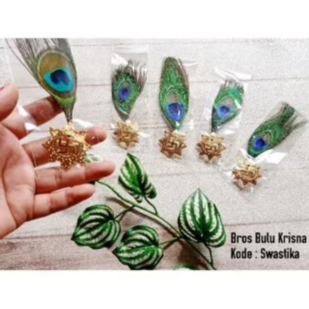 BROS ALPAKA UDENG BULU KRISNA  MERAK, CUCUK SANGGUL