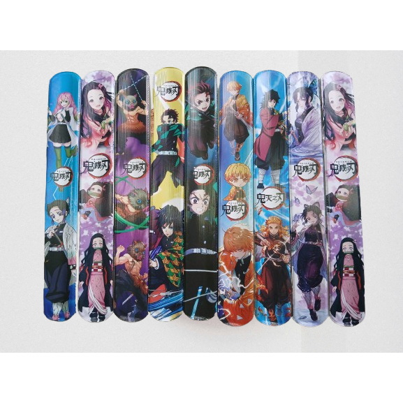 

Grosir 50 Pcs Mainan Gelang Penggaris/Gelang Lipat/Gelang Bisa Digulung Motif Demon Slayer JunDW