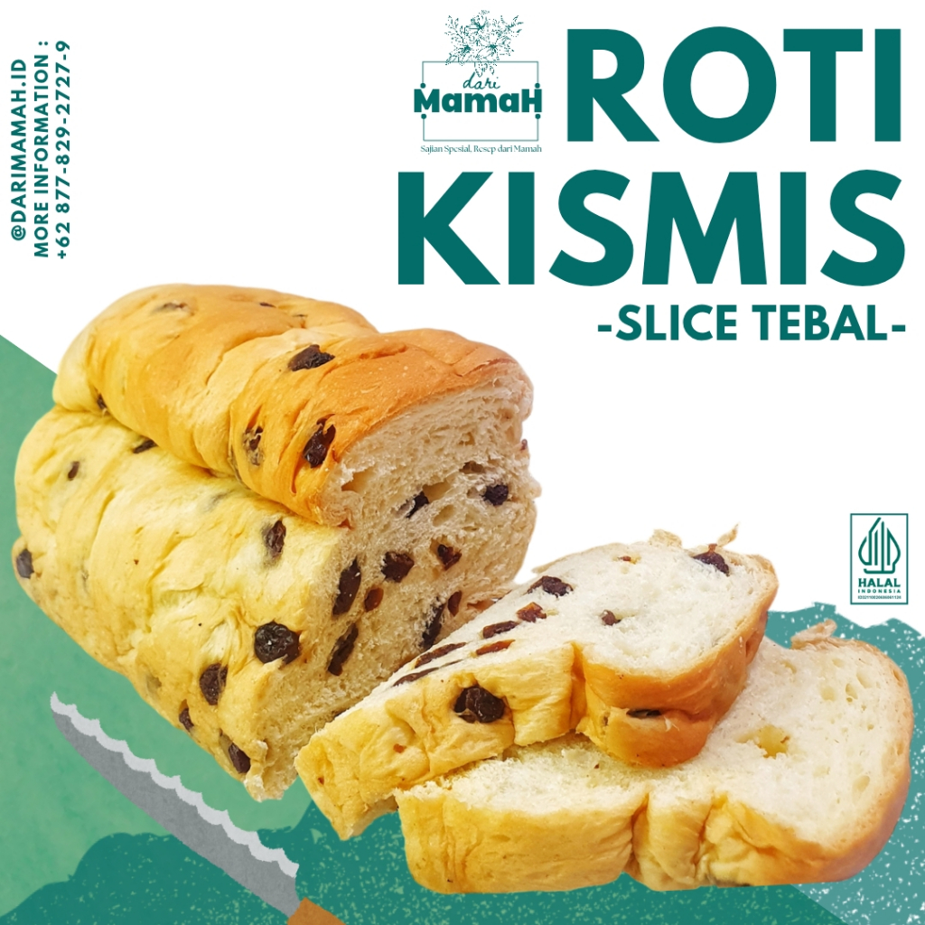 

Roti Kismis dari Mamah - Slice Tebal