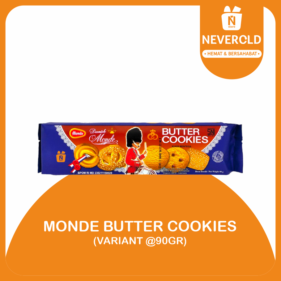 

MONDE BUTTER COOKIES @90gr