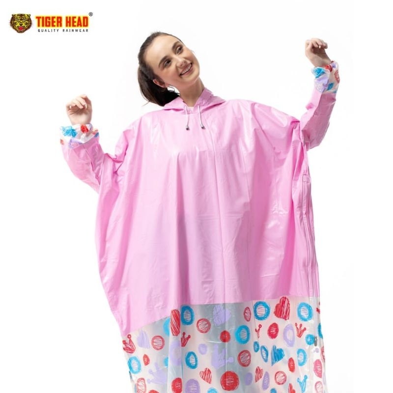 Jas Hujan Mrek Tiger Head Kode 68340 | Jas hujan tiger head