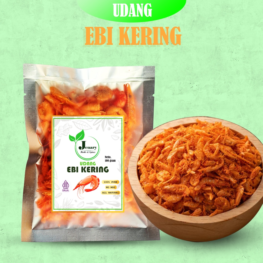 

EBI UDANG KERING KUALITAS SUPER KEMASAN 50gram