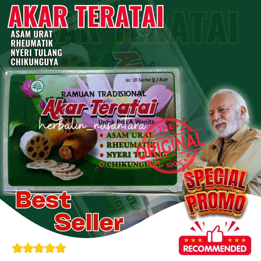 

Kapsul Akar Teratai Asam Urat Original 100%