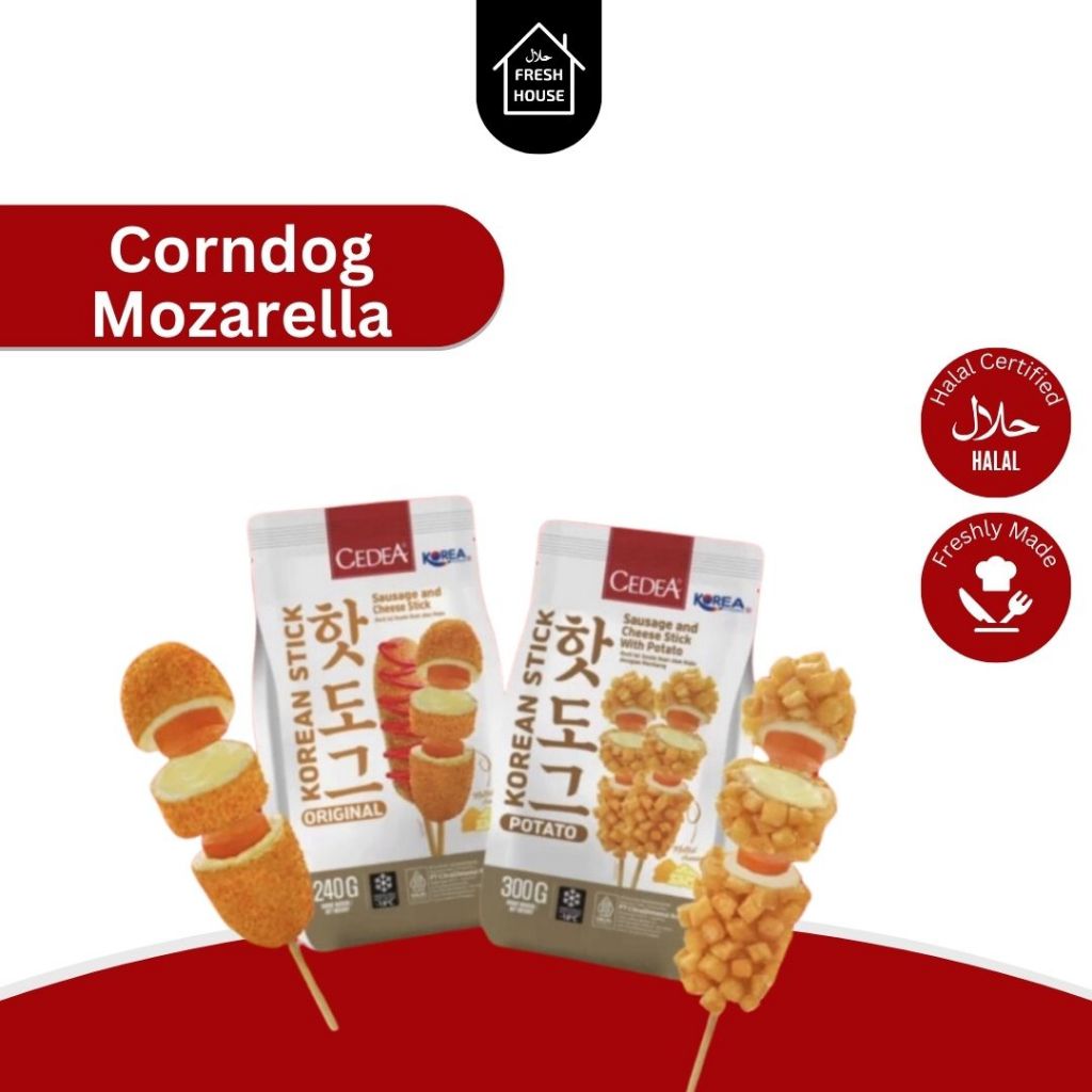 

CORNDOG MOZARELLA ISI 3 / KOREAN STICK ORIGINAL / POTATO