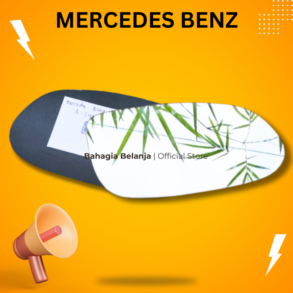 Kaca spion refill isi ulang spion mercy mercedes w168 kanan atau kiri Kaca spion isi ulang Mercedes-