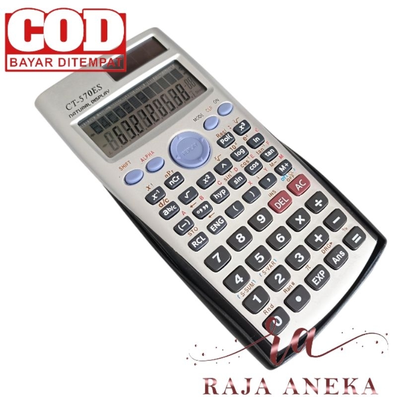 

Kalkulator Scientific SDC 570 Es . Kalkulator anak Sekolah BIG DISPLAY SDC 570 ES CT 570es