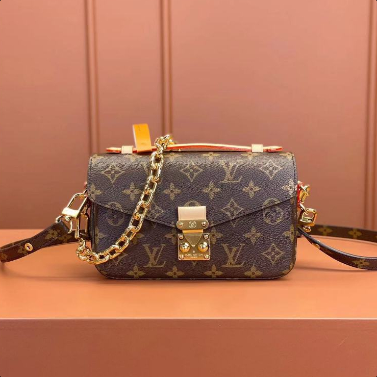 [100% authentic/ Box+dust bag]Louis Vuitton LV Pochette Métis East West Women shoulderbag Crossbody 