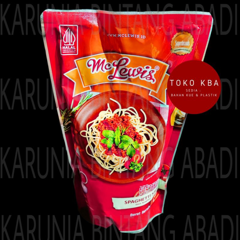 

Spaghetti Sauce Mc Lewis pouch 1 kg
